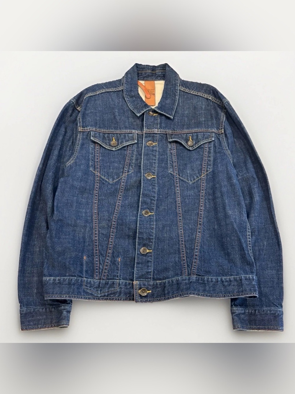 Y2K Sean John Denim Jacket Size 3XL Baggy Vintage Jean Jacket Lightweight